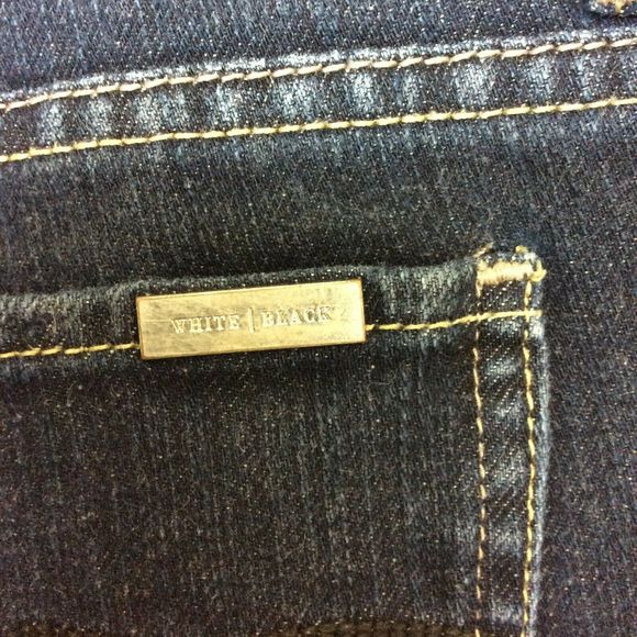 White House Black Market Womens Jeans Ankle Noir 4 - Picture 5 of 8